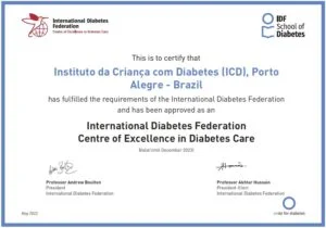A carteira de - Instituto da Criança com Diabetes - RS